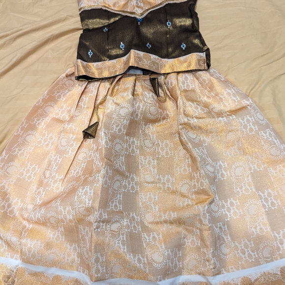 Traditional silk skirt and blouse - Picture 2 of 3